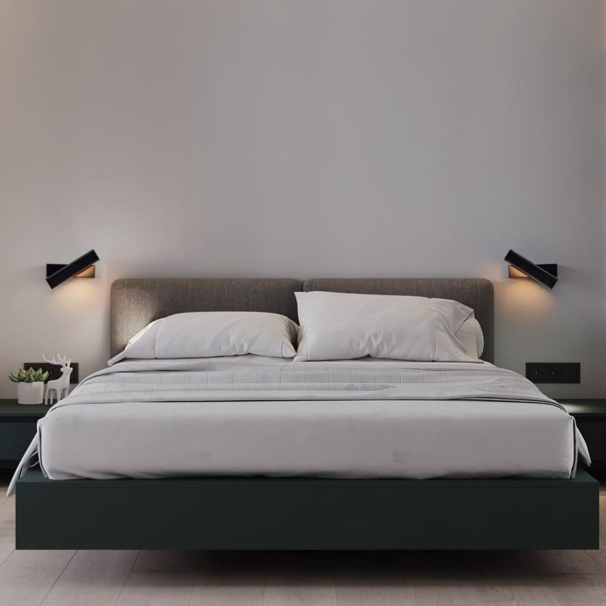 Lampada da parete regolabile in alluminio per camera da letto e soggiorno