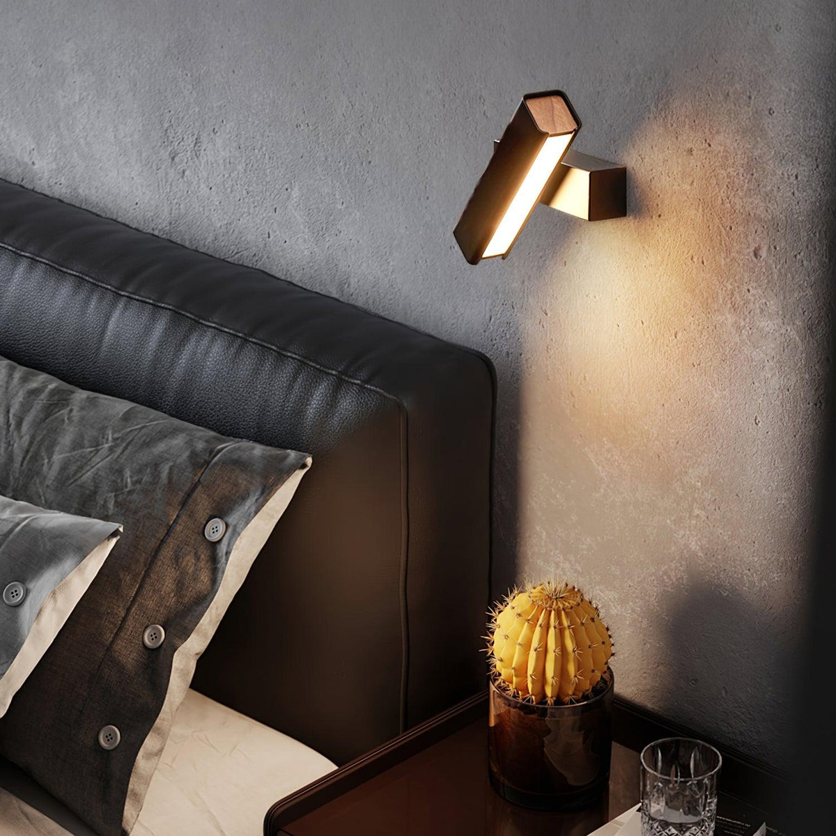 Lampada da parete regolabile in alluminio per camera da letto e soggiorno
