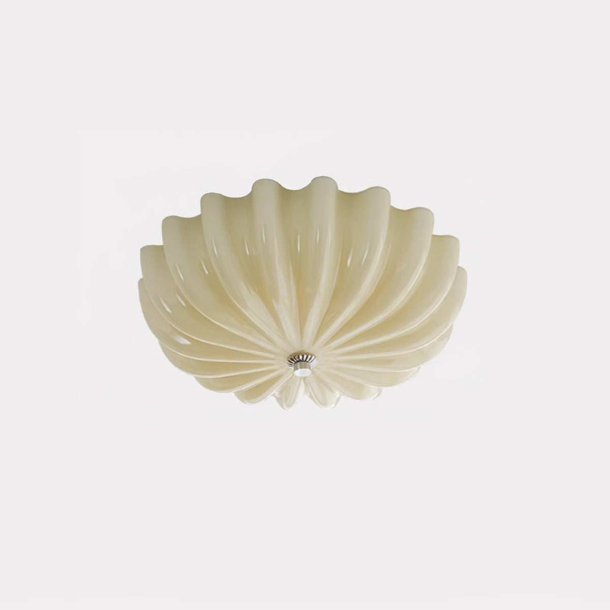 Urelis plafoniera vetro Soffiato Murano Forma Conchiglia