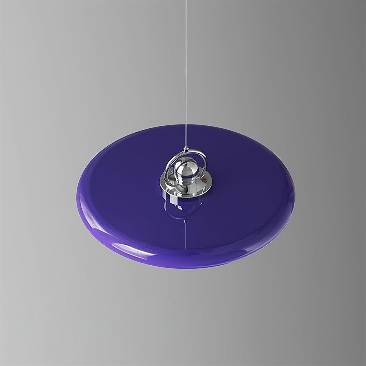 Cirorenne lampada a sospensione con braccio oscillante, colore viola