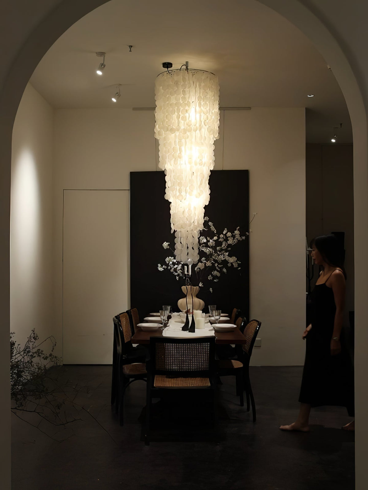 Eloryra lampadario a Cascata Guscio