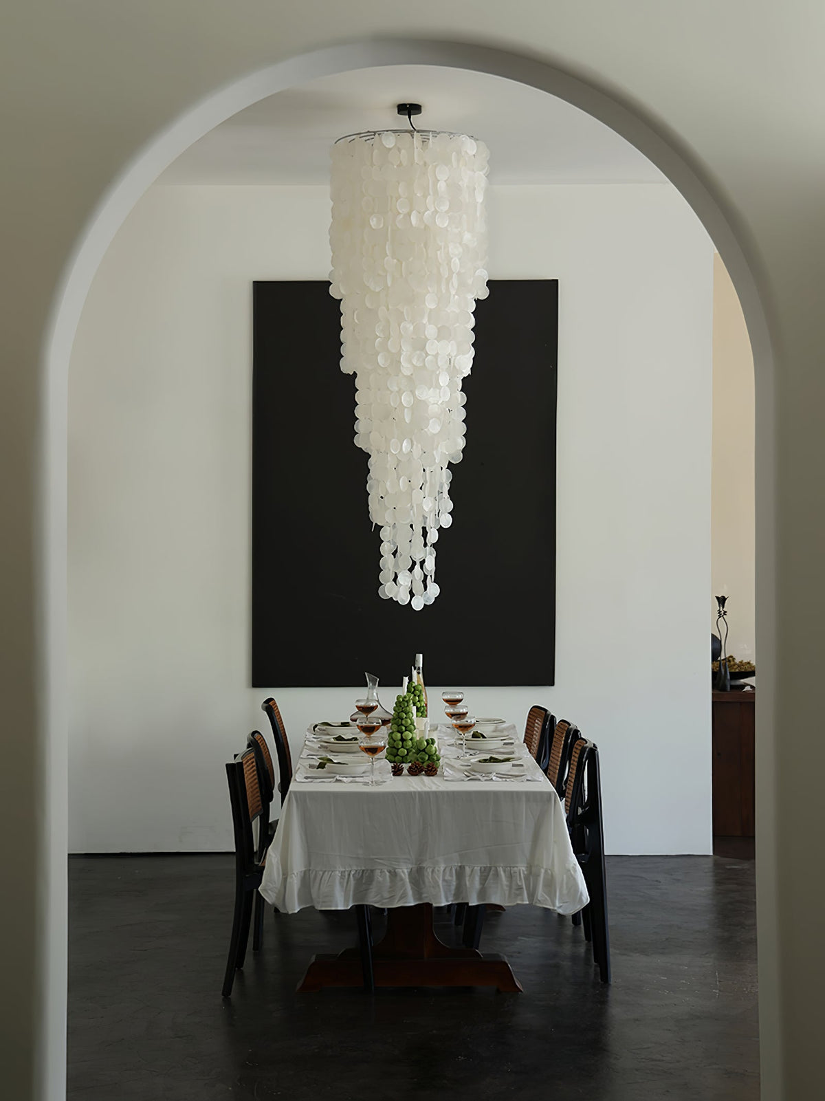 Eloryra lampadario a Cascata Guscio