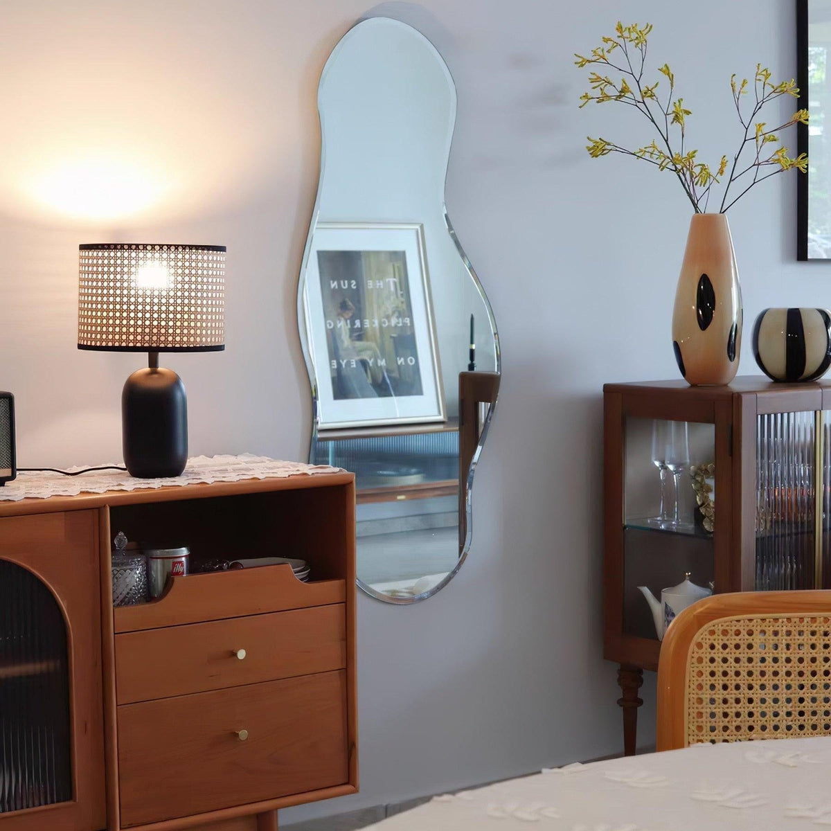 Ravarielle lampada da tavolo moderna in bambù