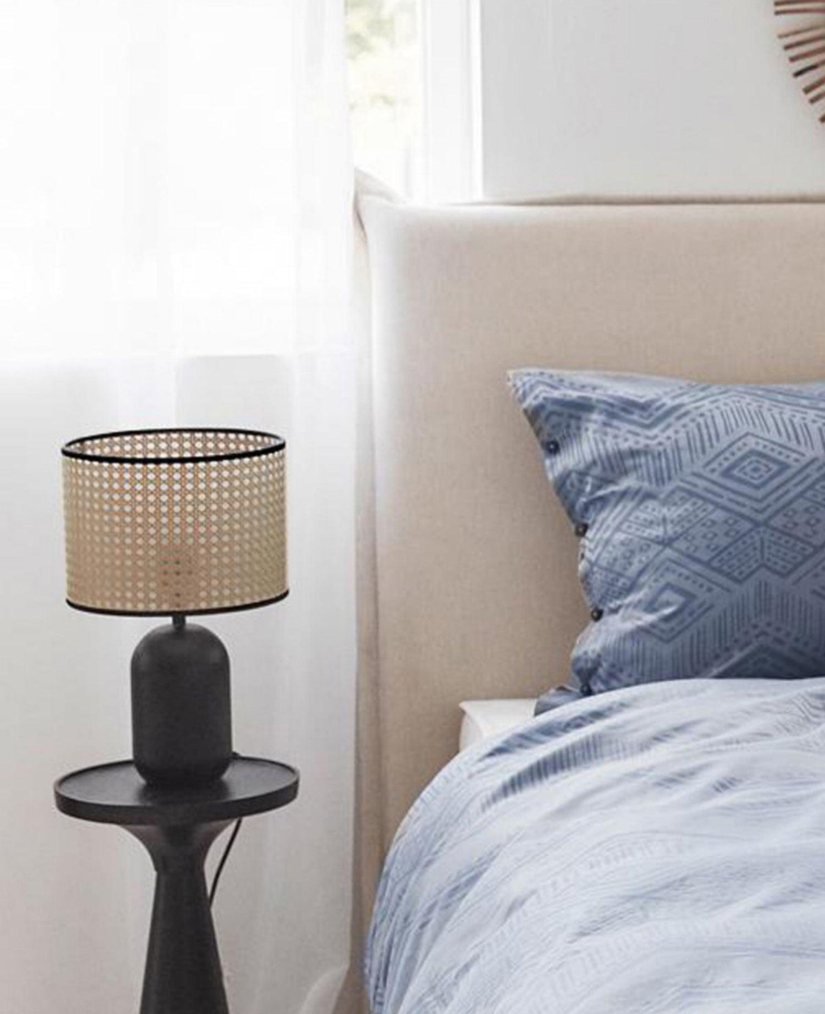 Ravarielle lampada da tavolo moderna in bambù