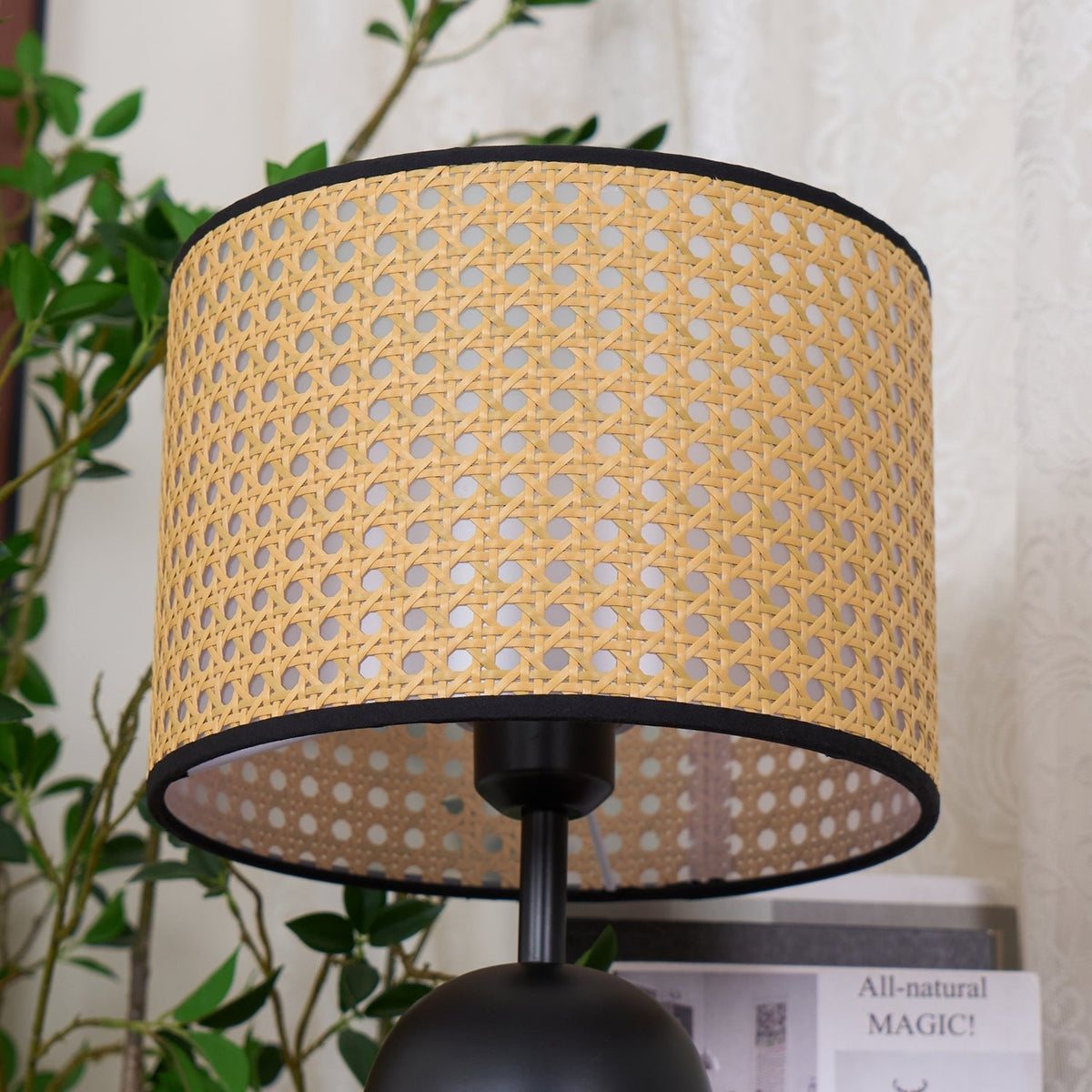 Ravarielle lampada da tavolo moderna in bambù