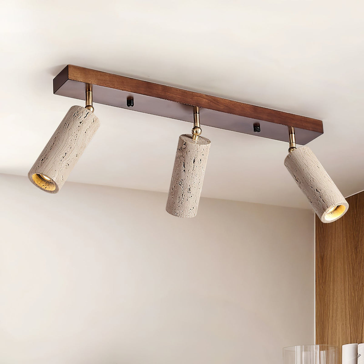 Eurliryra Faretto a Binario in Travertino Moderno - Relic Pieces