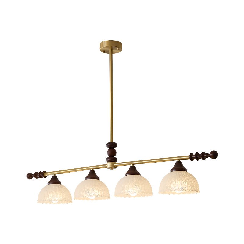 Codoriel lampada a sospensione in legno e vetro con Design Tradizionale