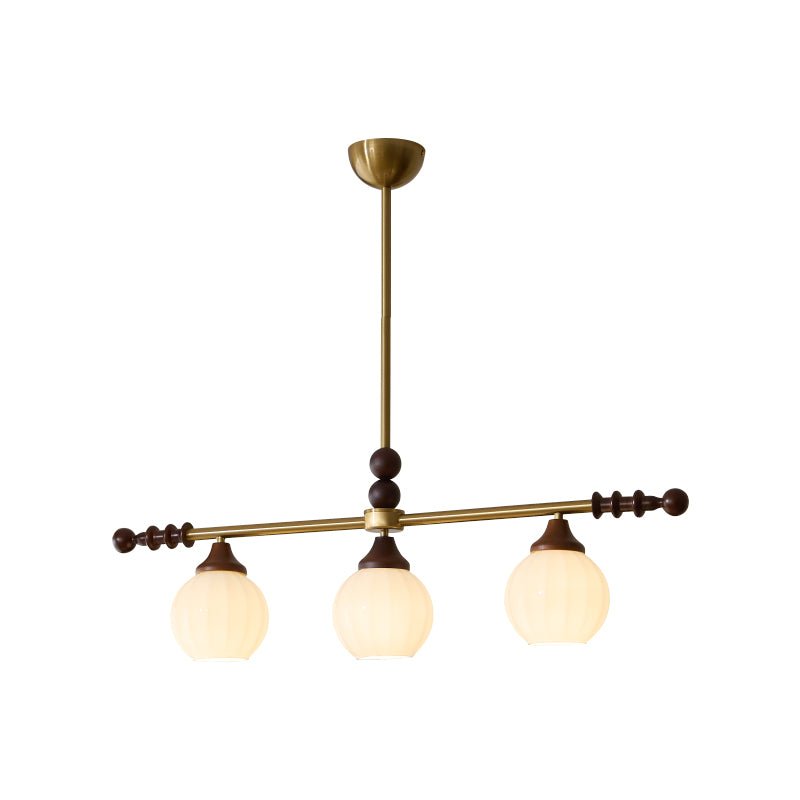 Codoriel lampada a sospensione in legno e vetro con Design Tradizionale