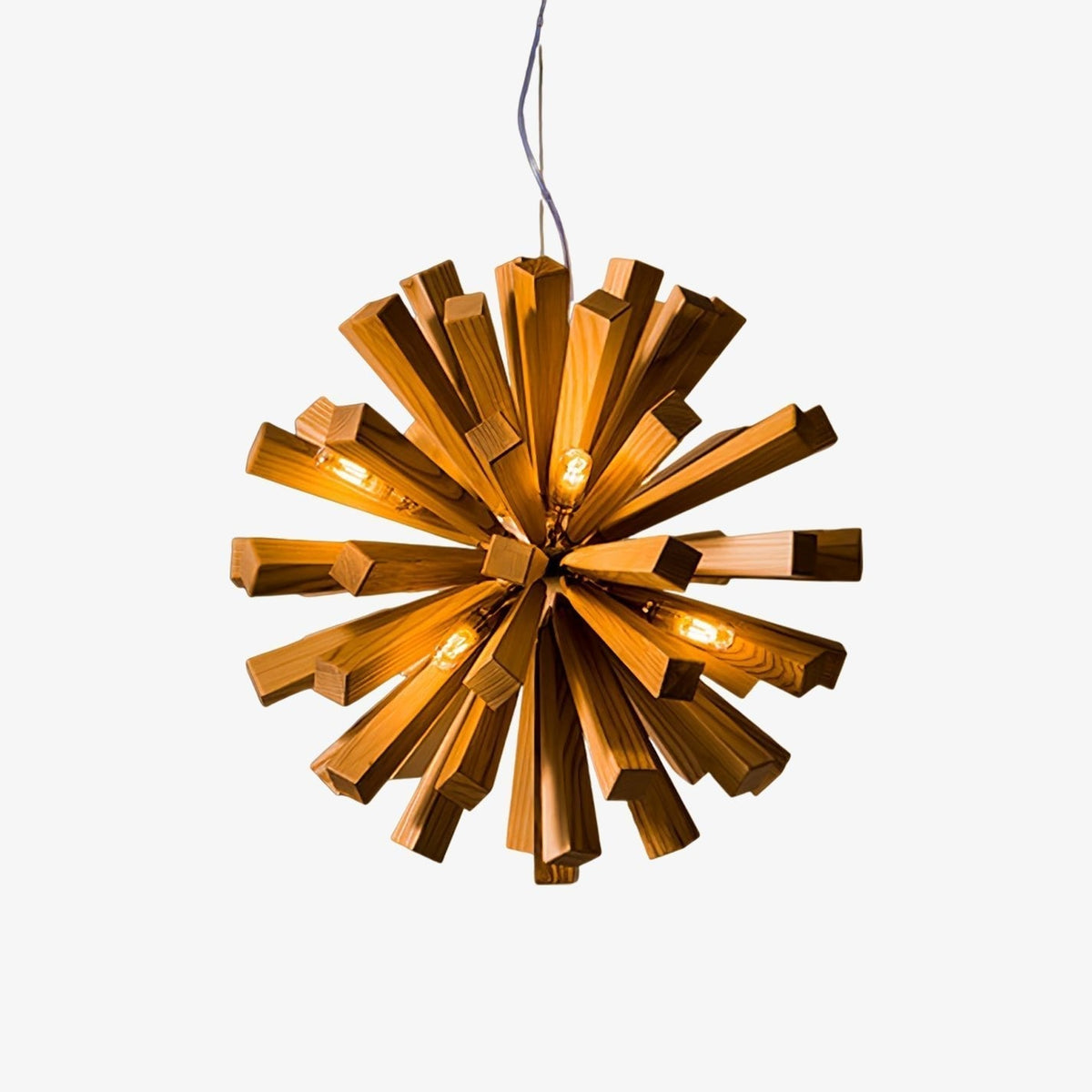 Elvarelle lampadario Premium Nordic Art Burst in legno