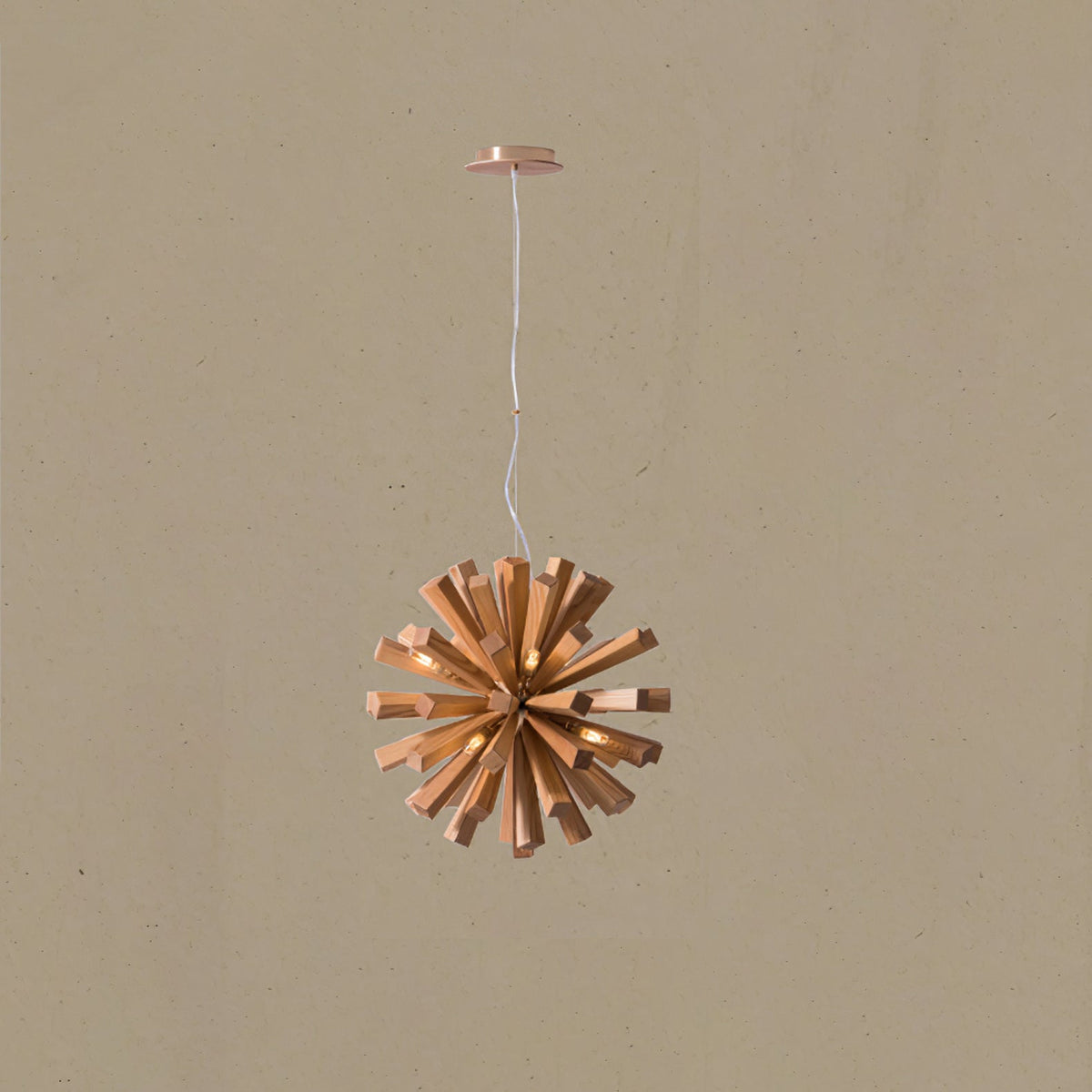 Elvarelle lampadario Premium Nordic Art Burst in legno