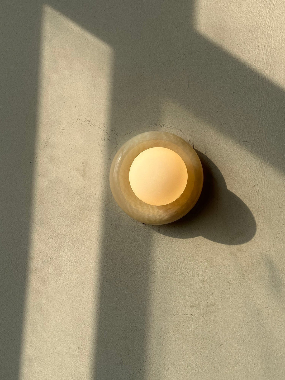 Cemaros lampada da parete in vetro Giada