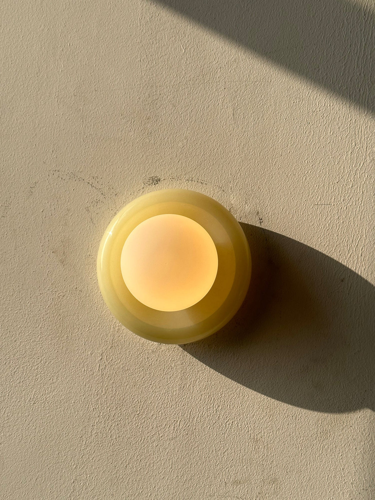 Cemaros lampada da parete in vetro Giada