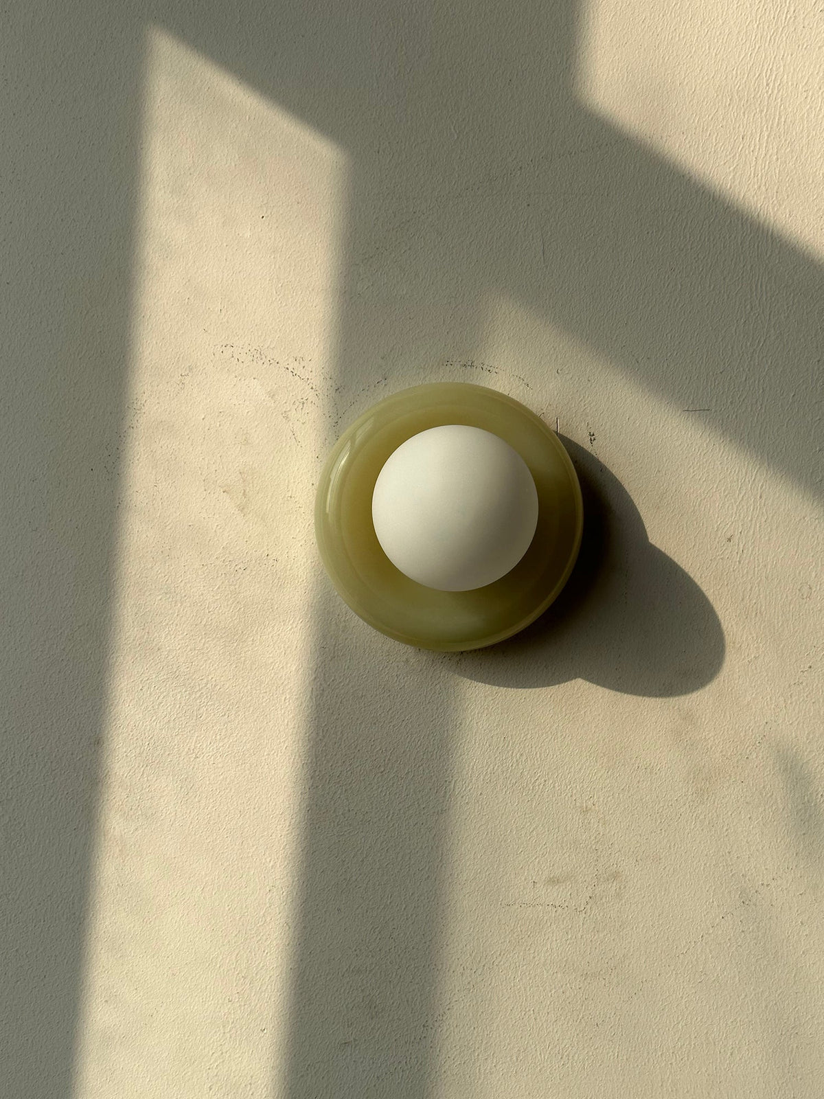 Cemaros lampada da parete in vetro Giada