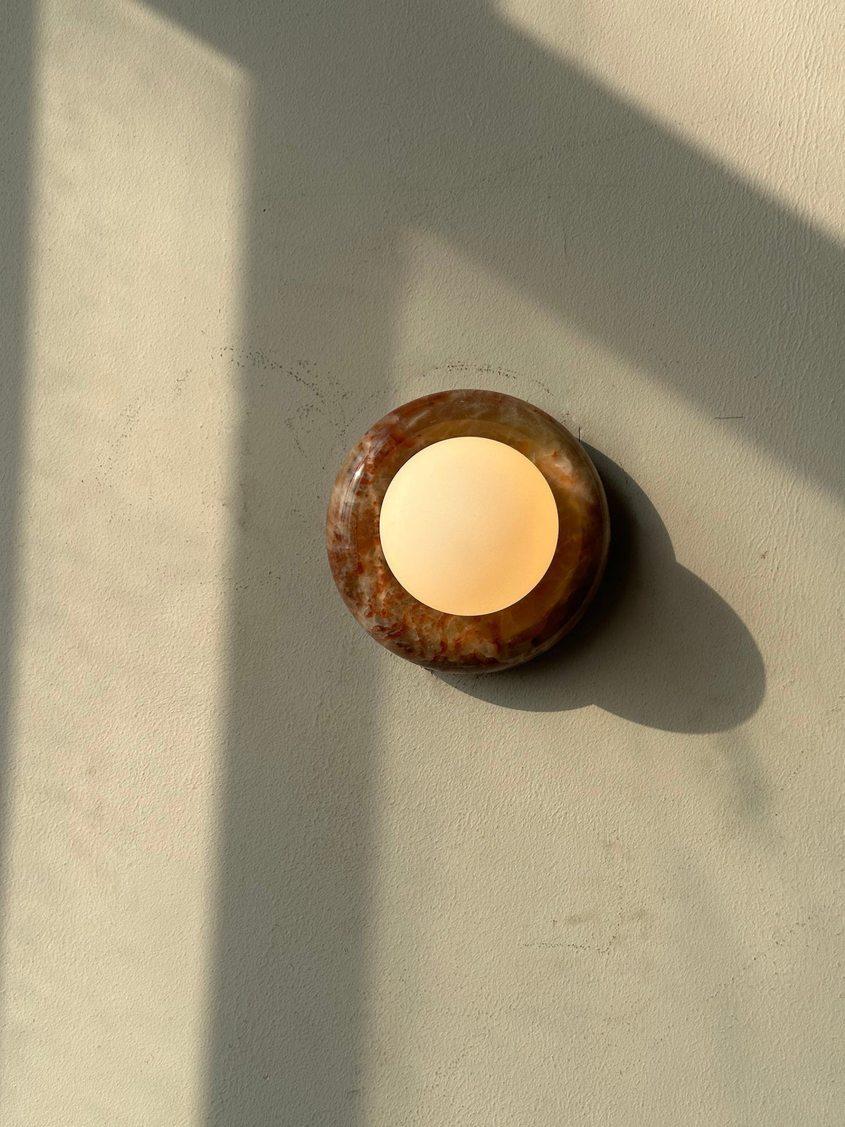 Cemaros lampada da parete in vetro Giada
