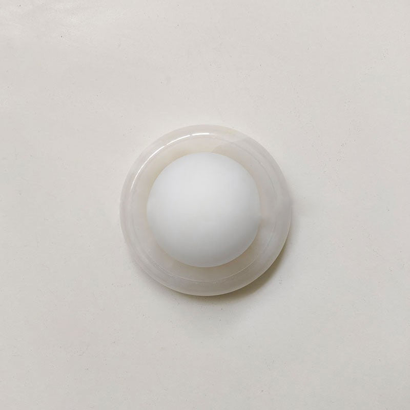 Cemaros lampada da parete in vetro Giada