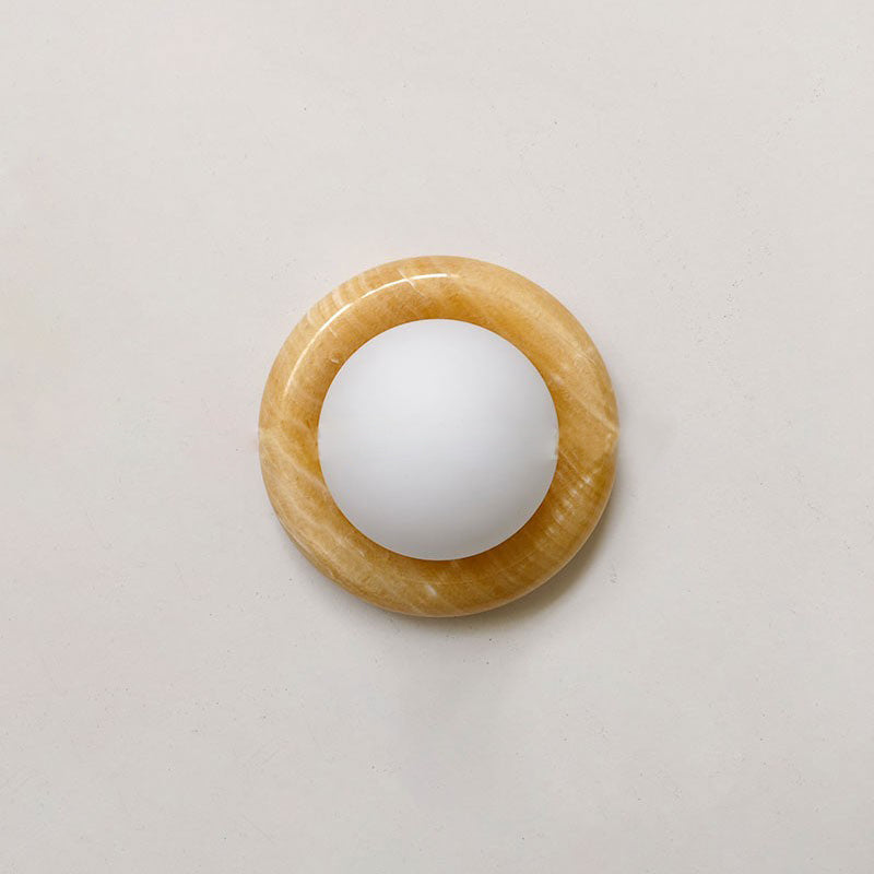Cemaros lampada da parete in vetro Giada