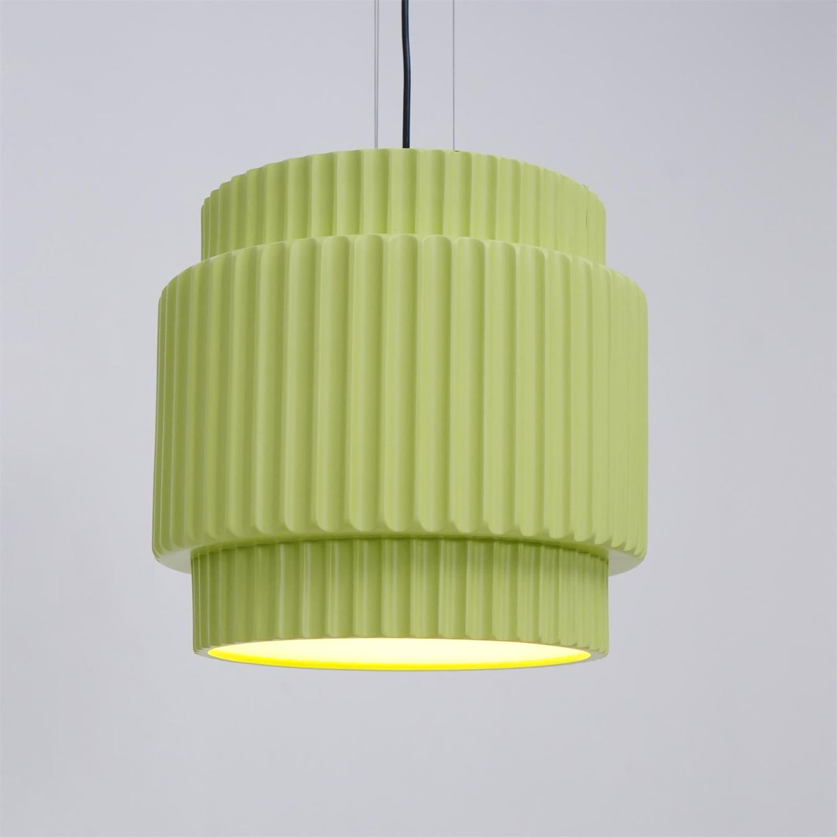 Terioriella lampada a sospensione Ribbed