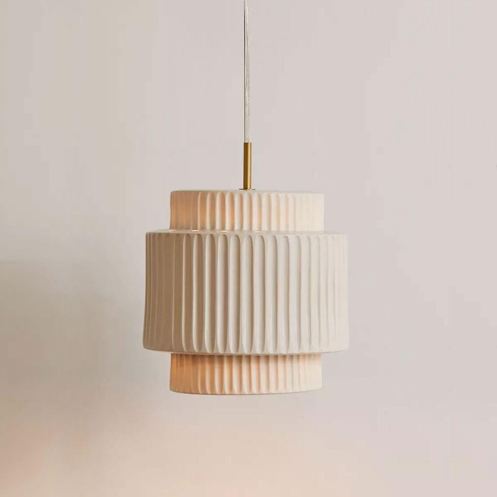 Terioriella lampada a sospensione Ribbed