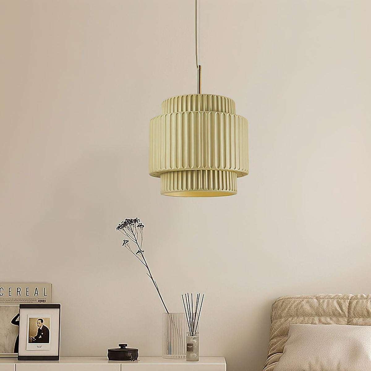Terioriella lampada a sospensione Ribbed