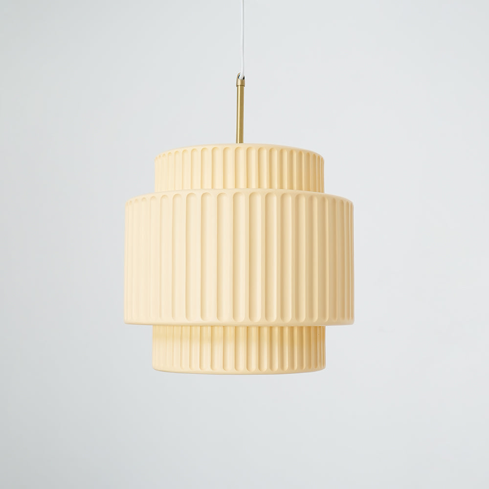 Terioriella lampada a sospensione Ribbed