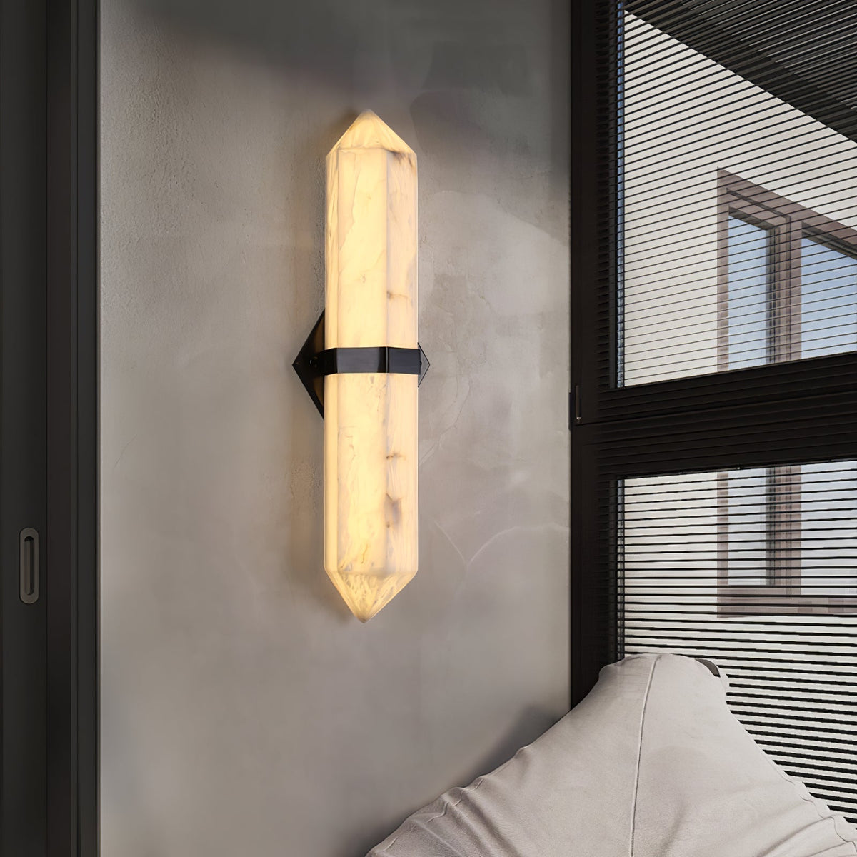 Lustra Applique Alabastro Ottone LED Moderna - Relic Pieces