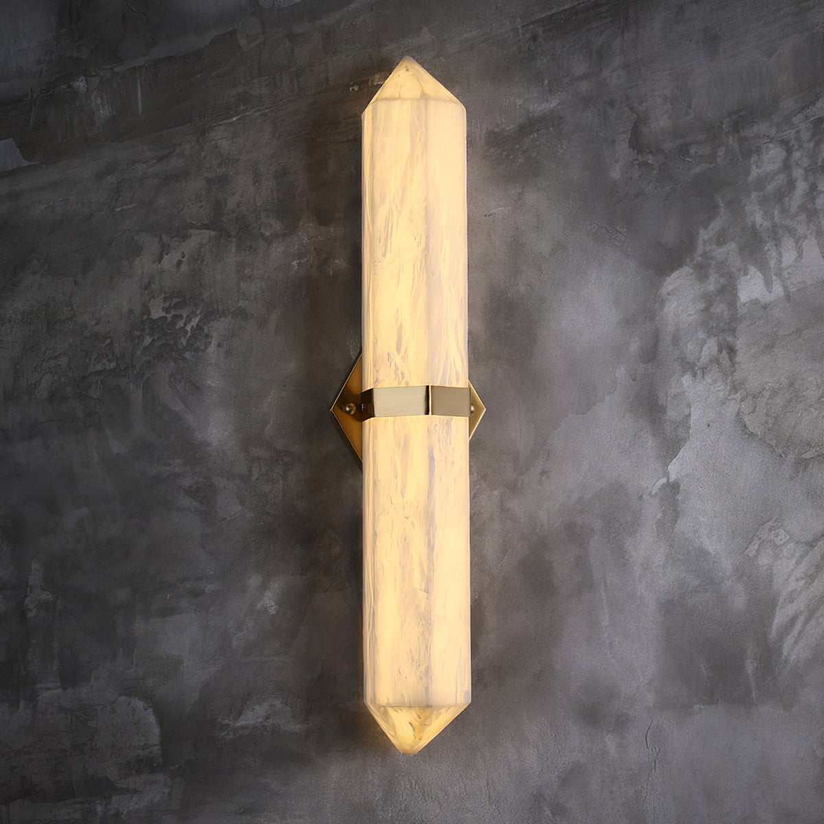 Lustra Applique Alabastro Ottone LED Moderna - Relic Pieces