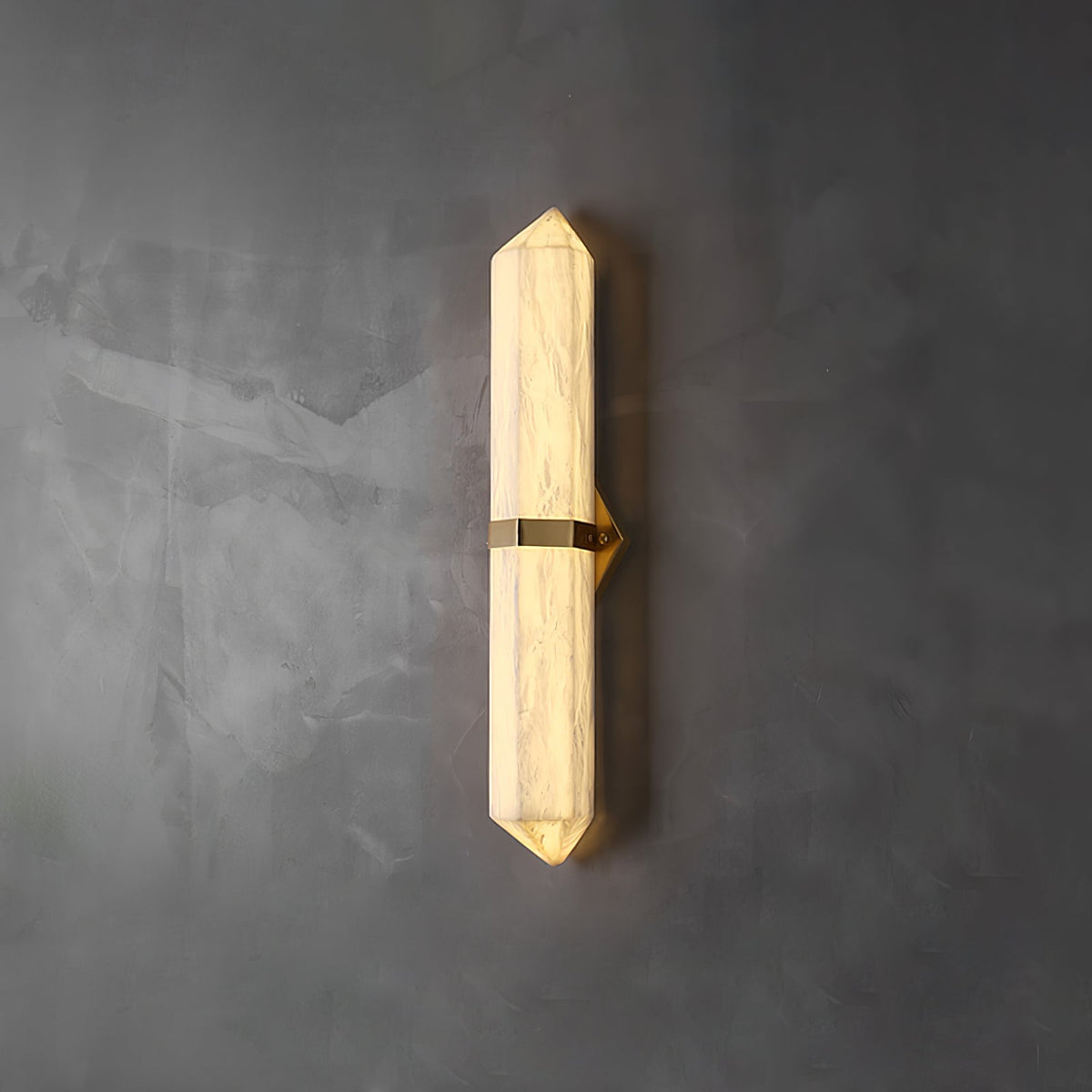 Lustra Applique Alabastro Ottone LED Moderna - Relic Pieces