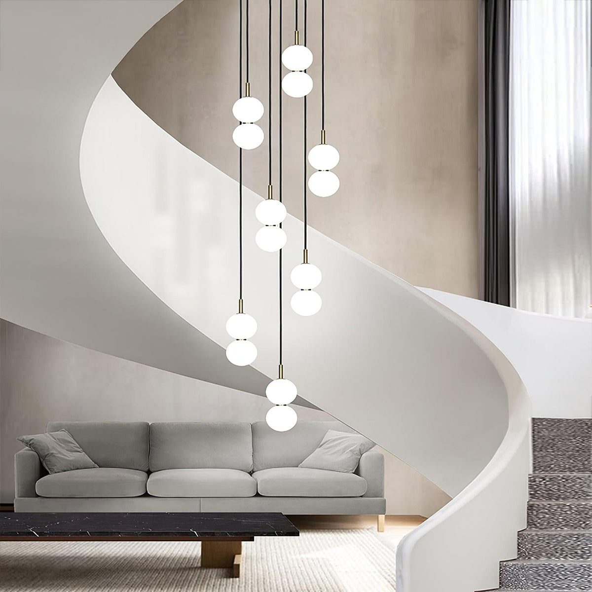 Celelia lampada a sospensione moderna minimalista in vetro