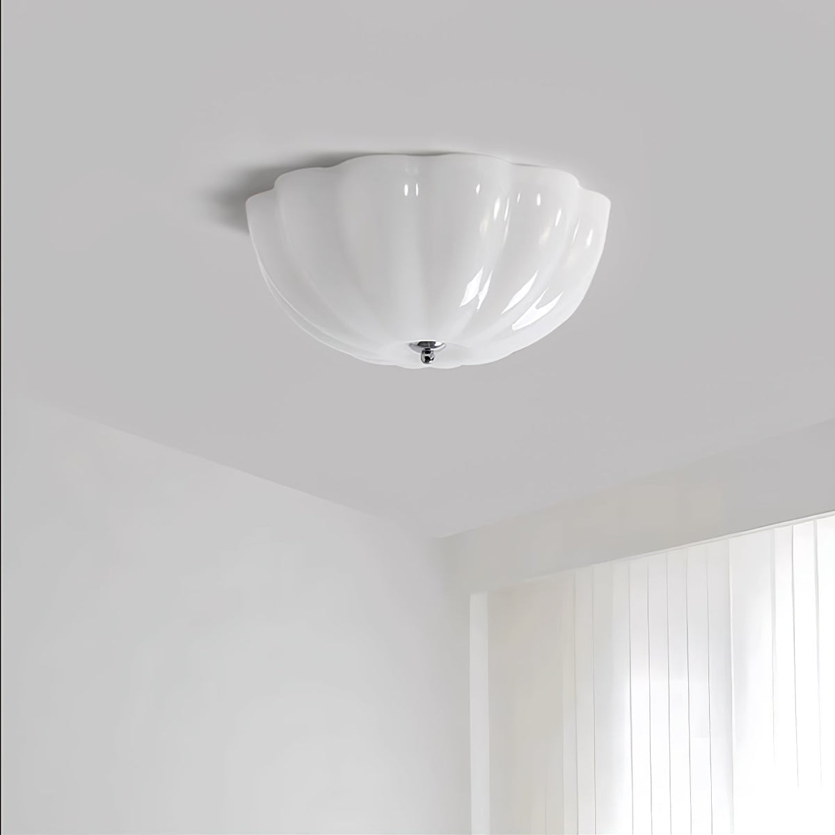 Uphaara lampada da soffitto moderna minimalista in vetro opale
