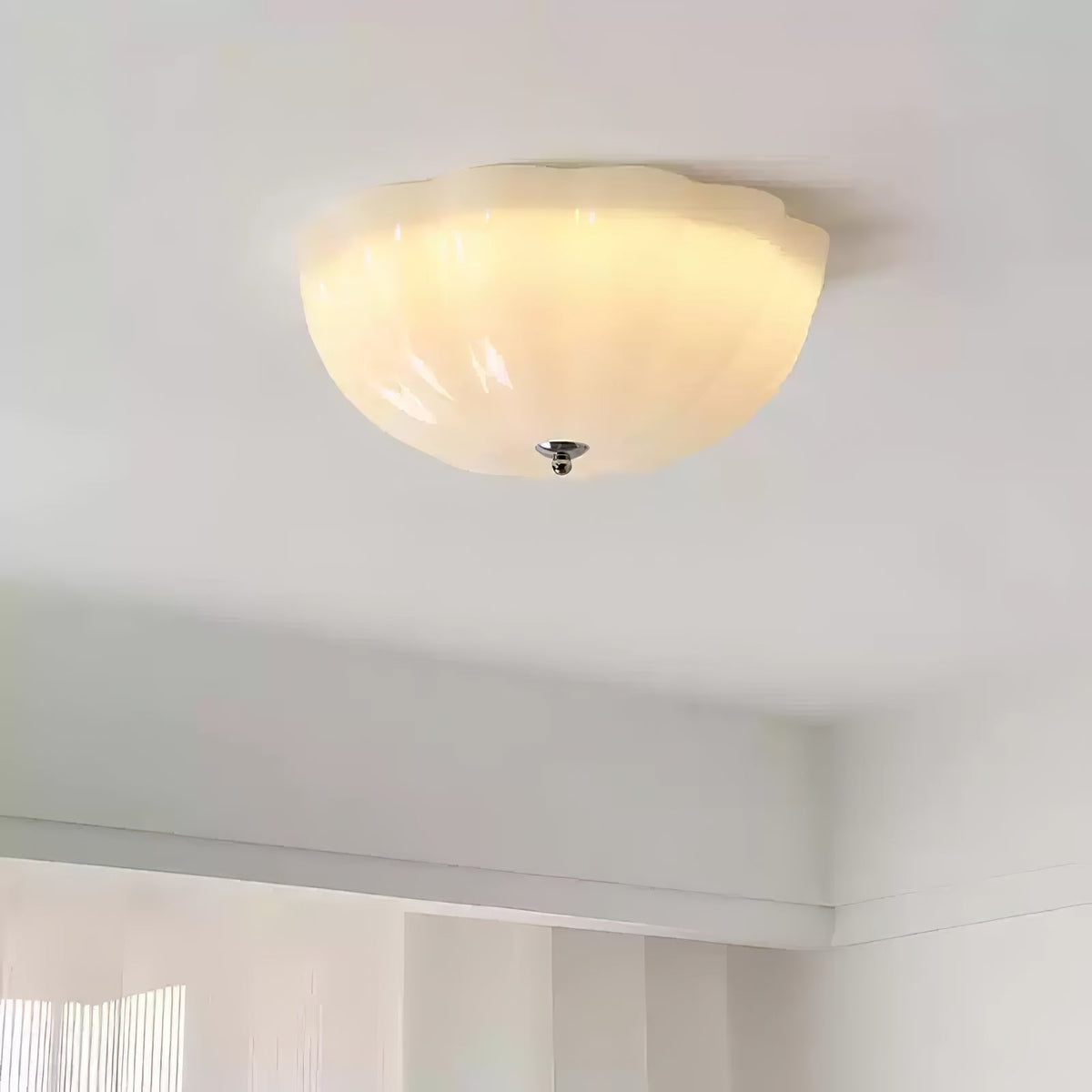Uphaara lampada da soffitto moderna minimalista in vetro opale