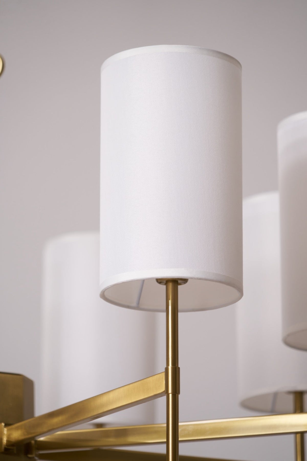 Ulcarisra lampadario in ottone e tessuto vintage Tradizionale