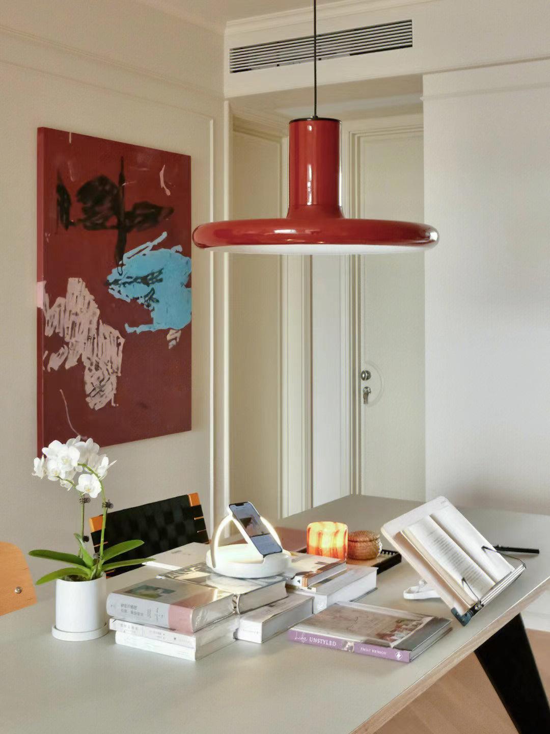 Seloz lampada a sospensione Alluminio cilindro Disco industriale