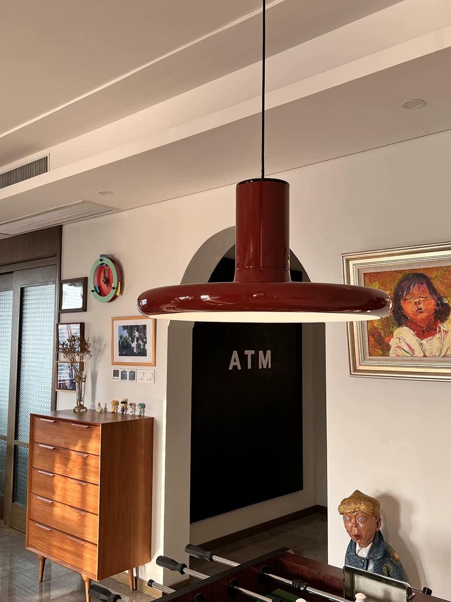 Seloz lampada a sospensione Alluminio cilindro Disco industriale