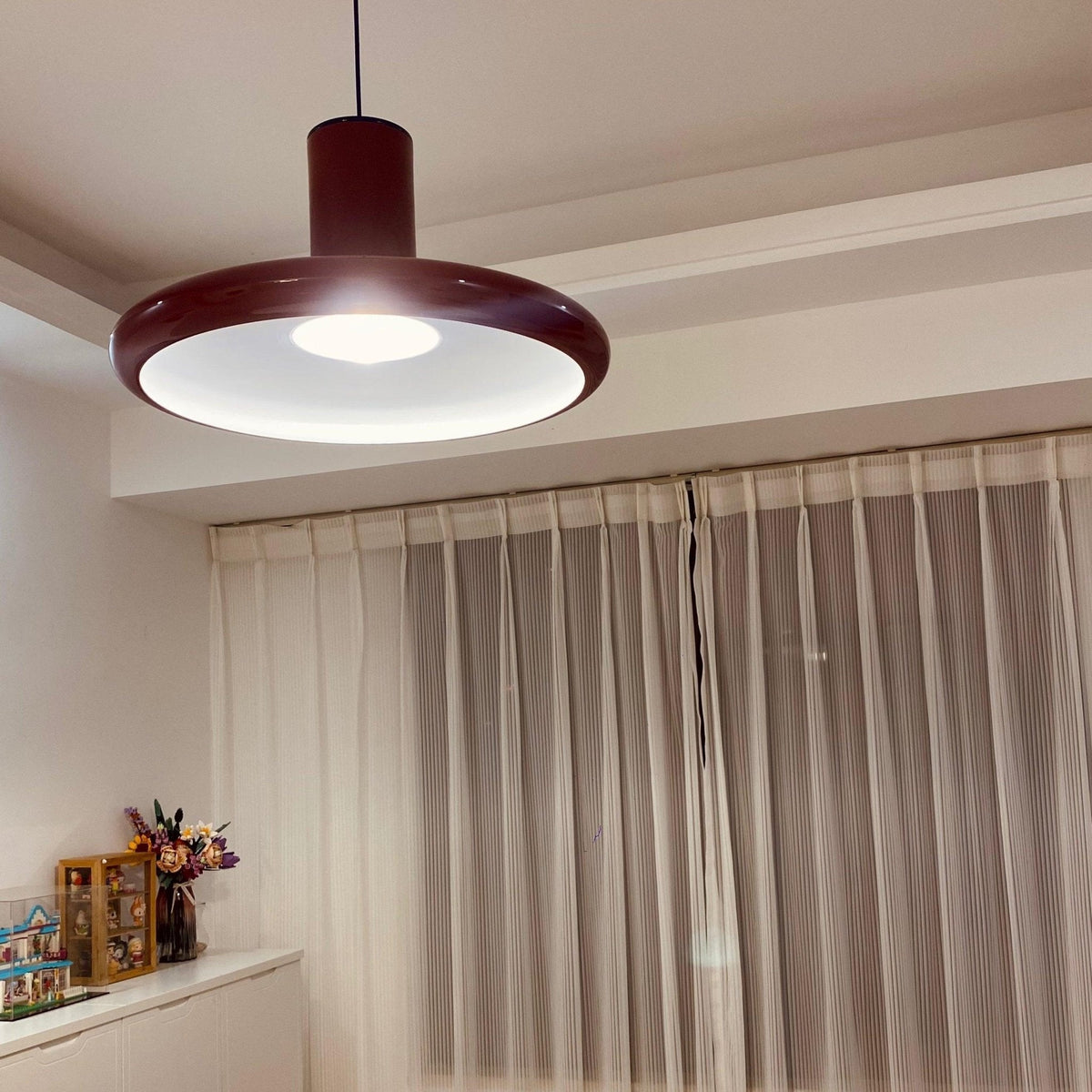 Seloz lampada a sospensione Alluminio cilindro Disco industriale