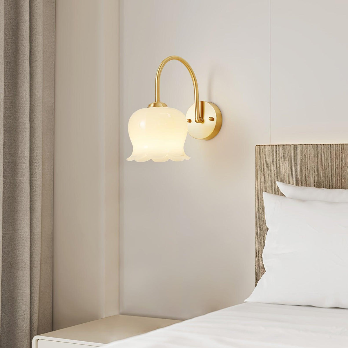 Avcarora lampada da parete in ottone e vetro Art Nordico Premium