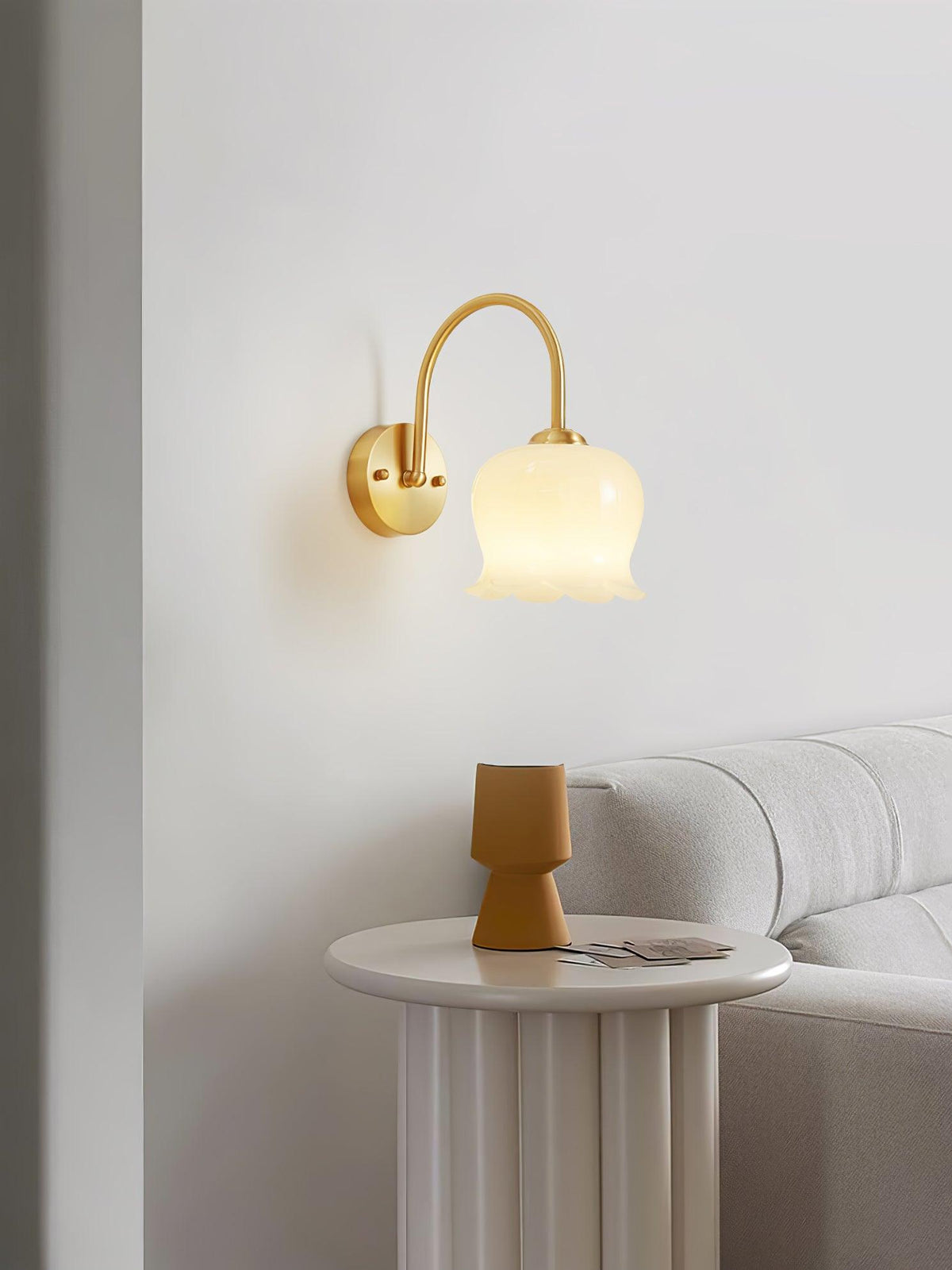 Avcarora lampada da parete in ottone e vetro Art Nordico Premium