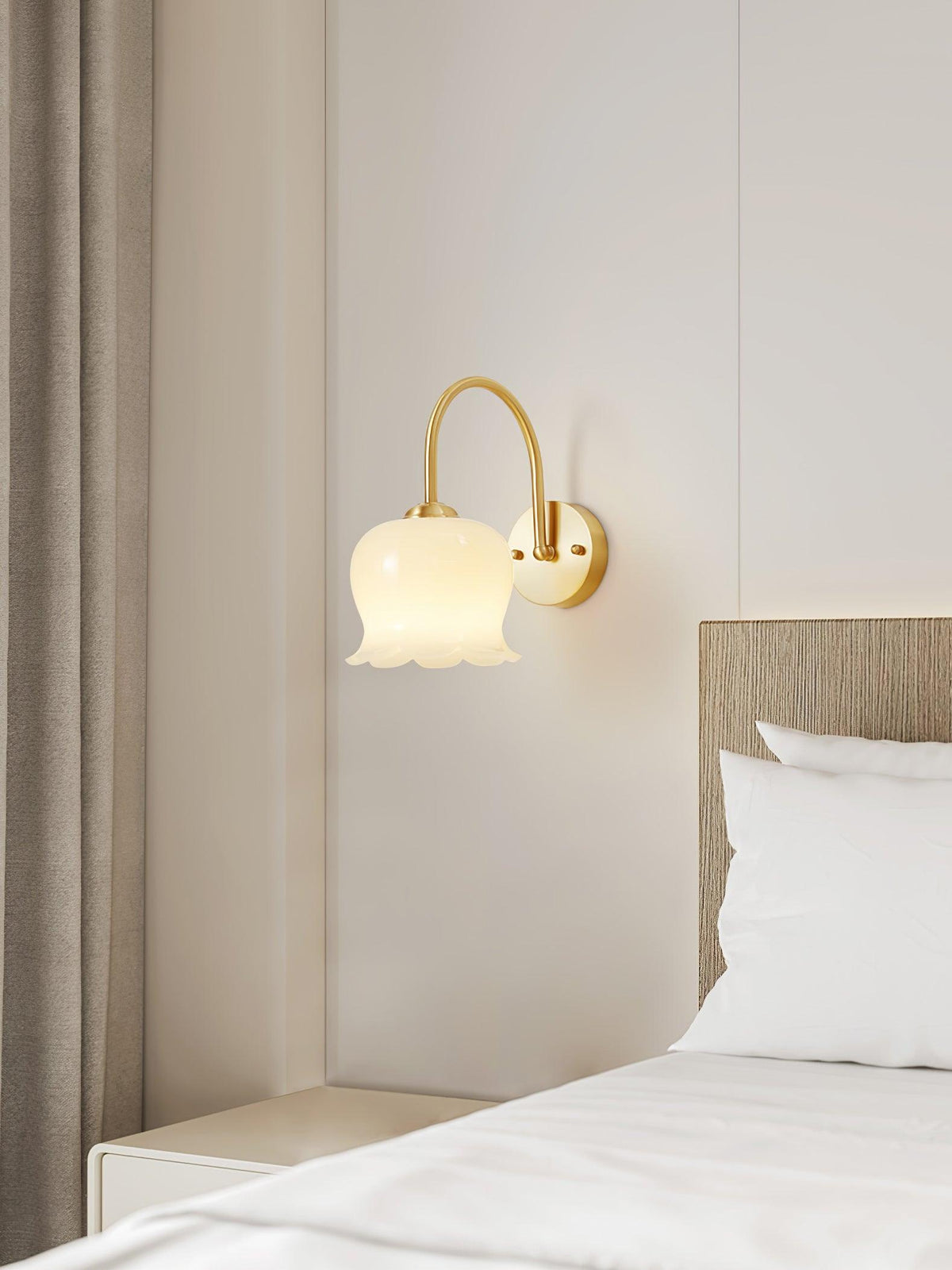 Avcarora lampada da parete in ottone e vetro Art Nordico Premium
