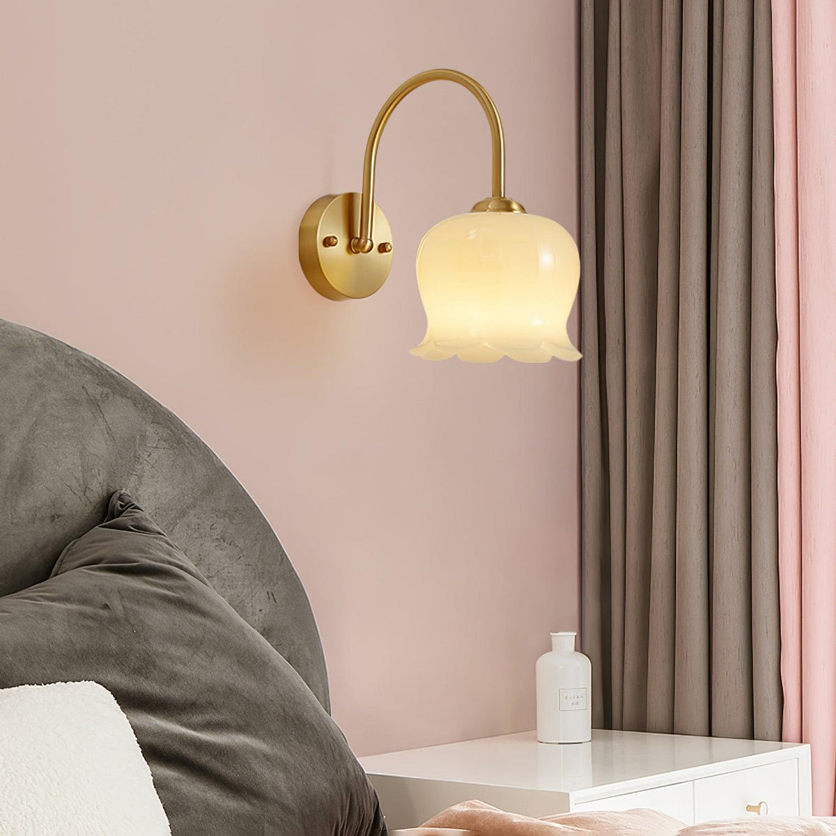 Avcarora lampada da parete in ottone e vetro Art Nordico Premium