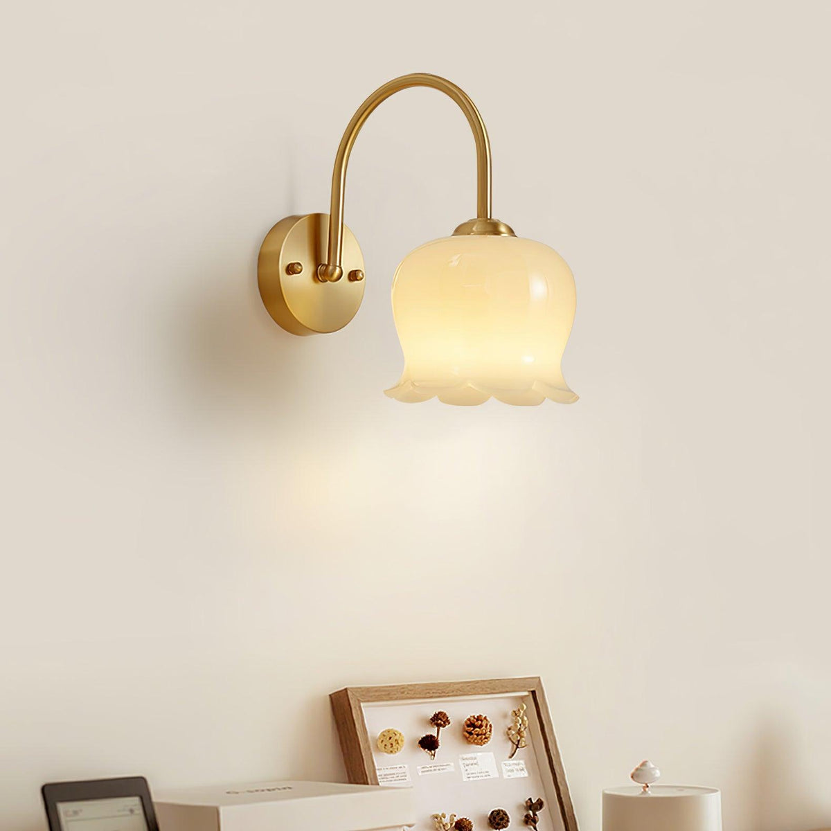 Avcarora lampada da parete in ottone e vetro Art Nordico Premium
