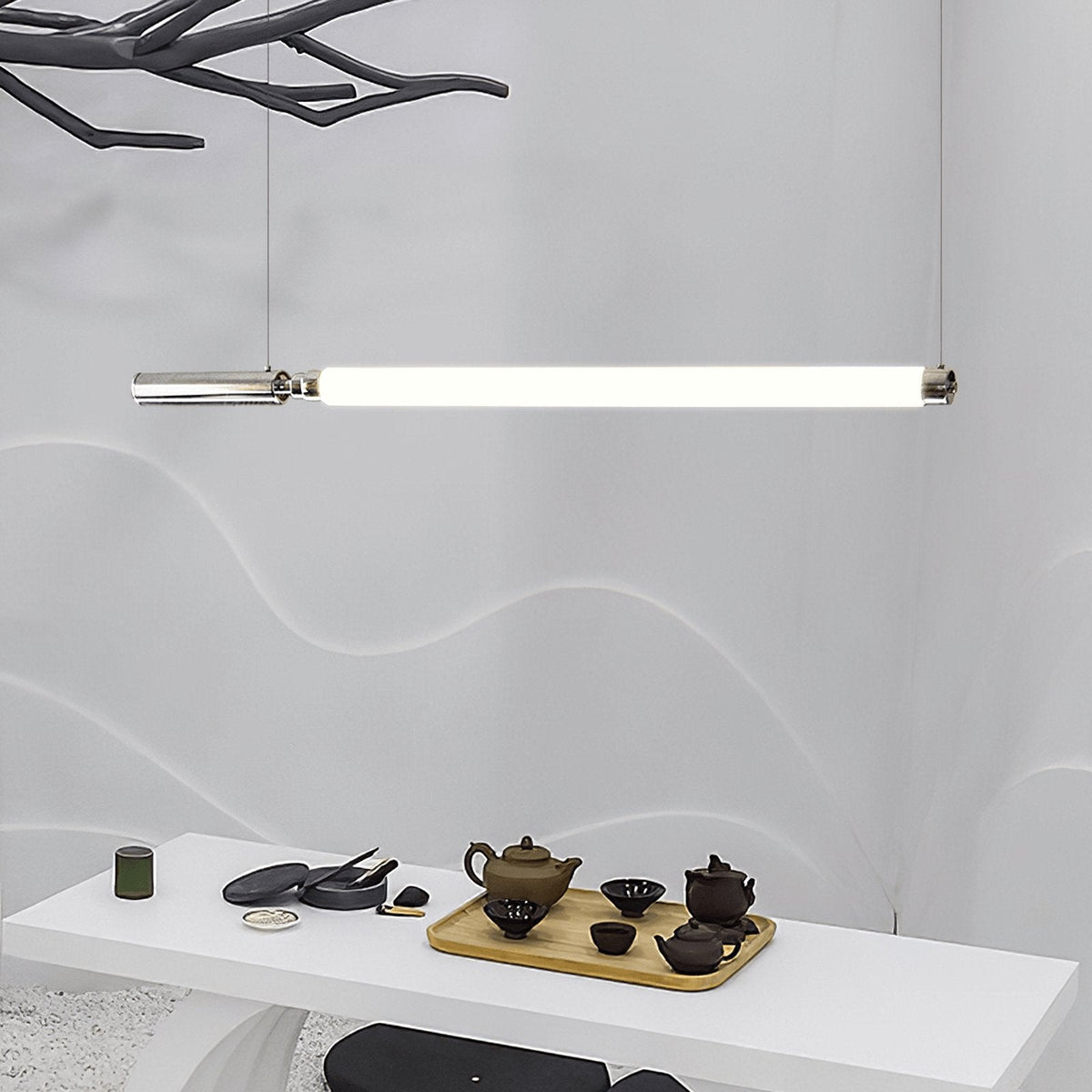 Ollaeos lampada a sospensione in vetro moderno minimalista