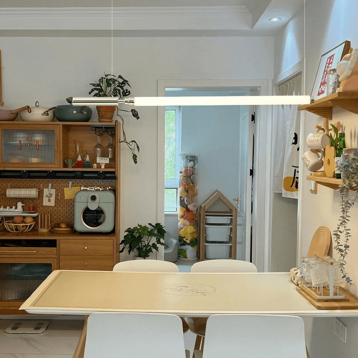 Ollaeos lampada a sospensione in vetro moderno minimalista