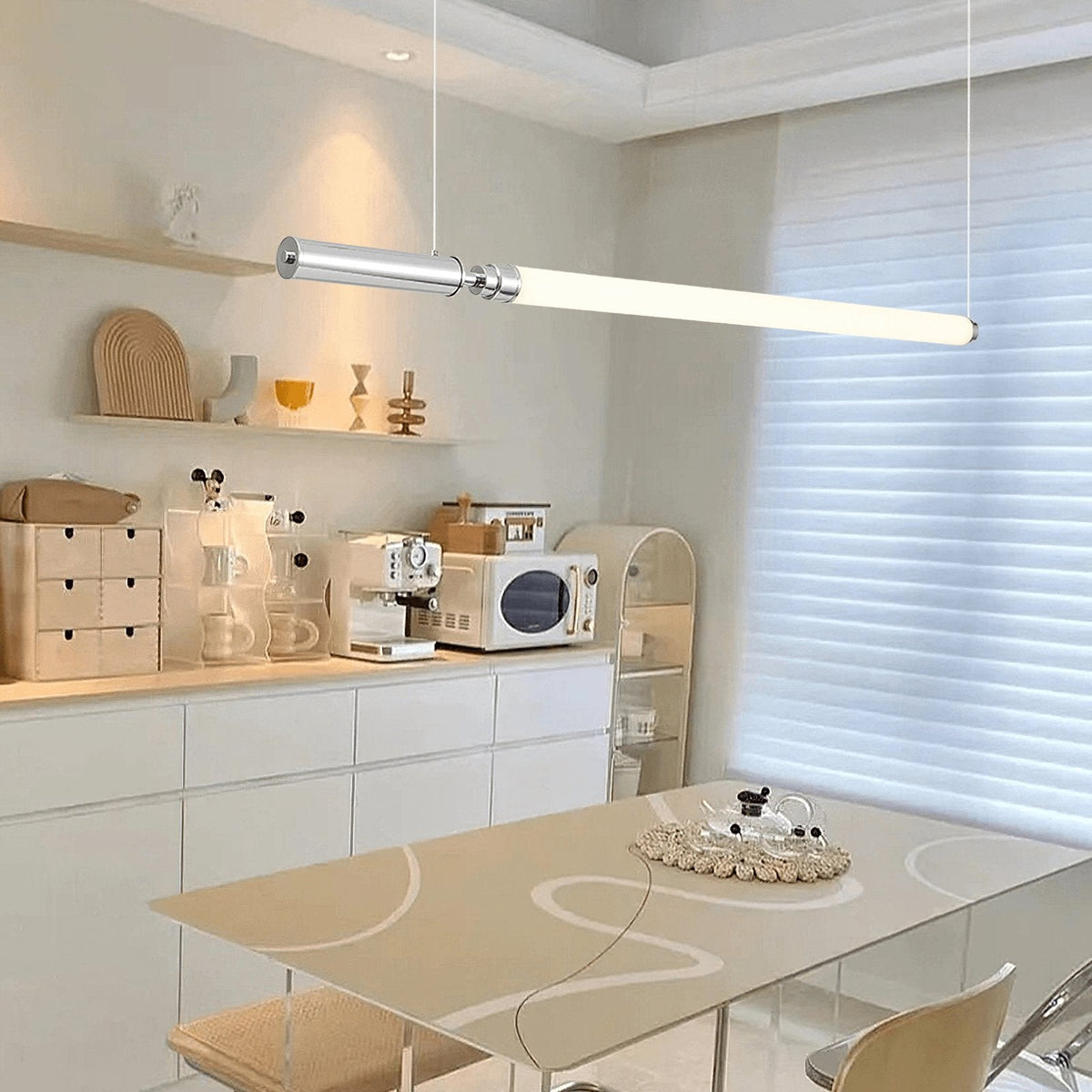 Ollaeos lampada a sospensione in vetro moderno minimalista