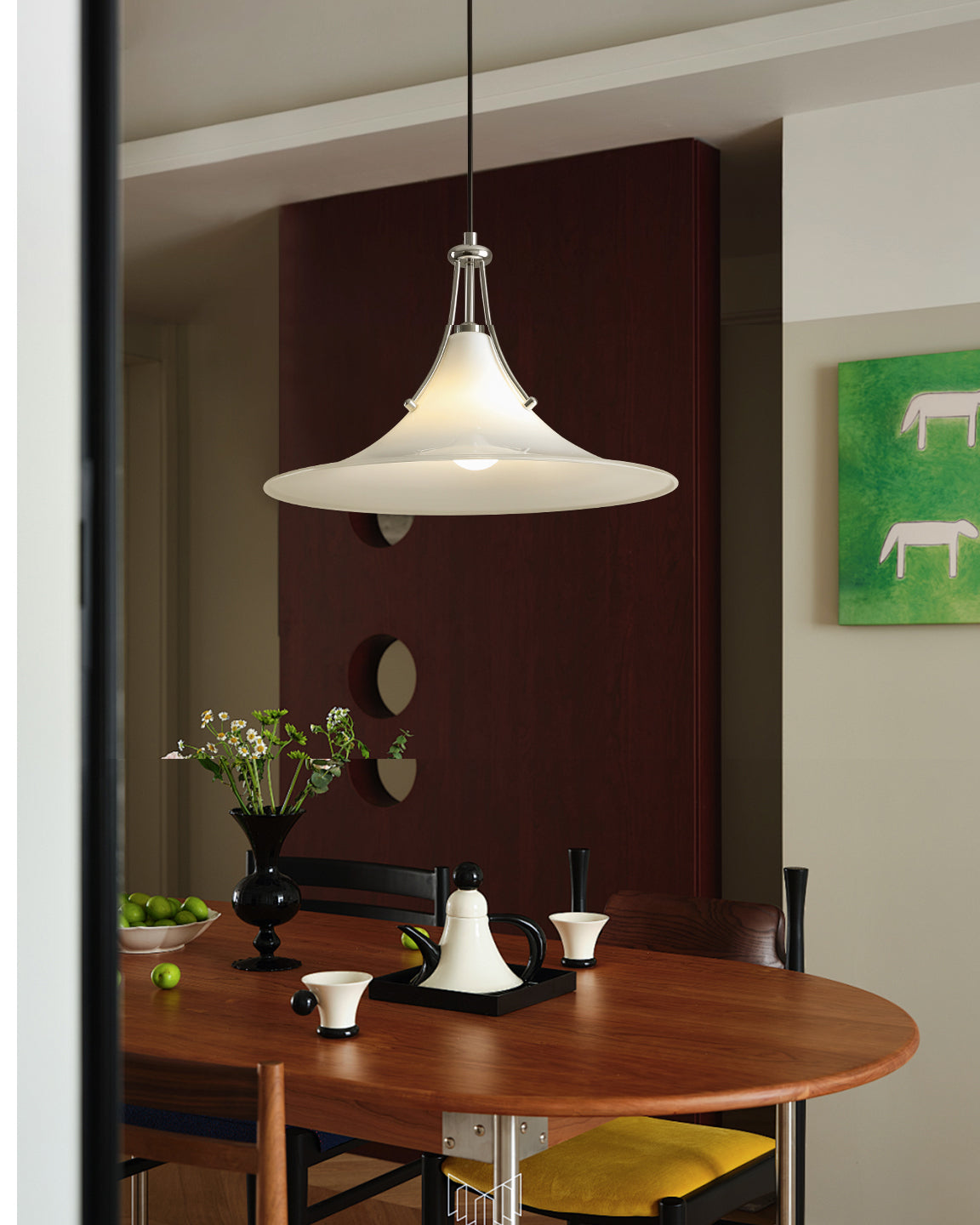 Orient lampada a sospensione con braccio oscillante