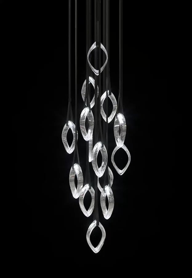 Ivvyne lampadario in vetro moderno