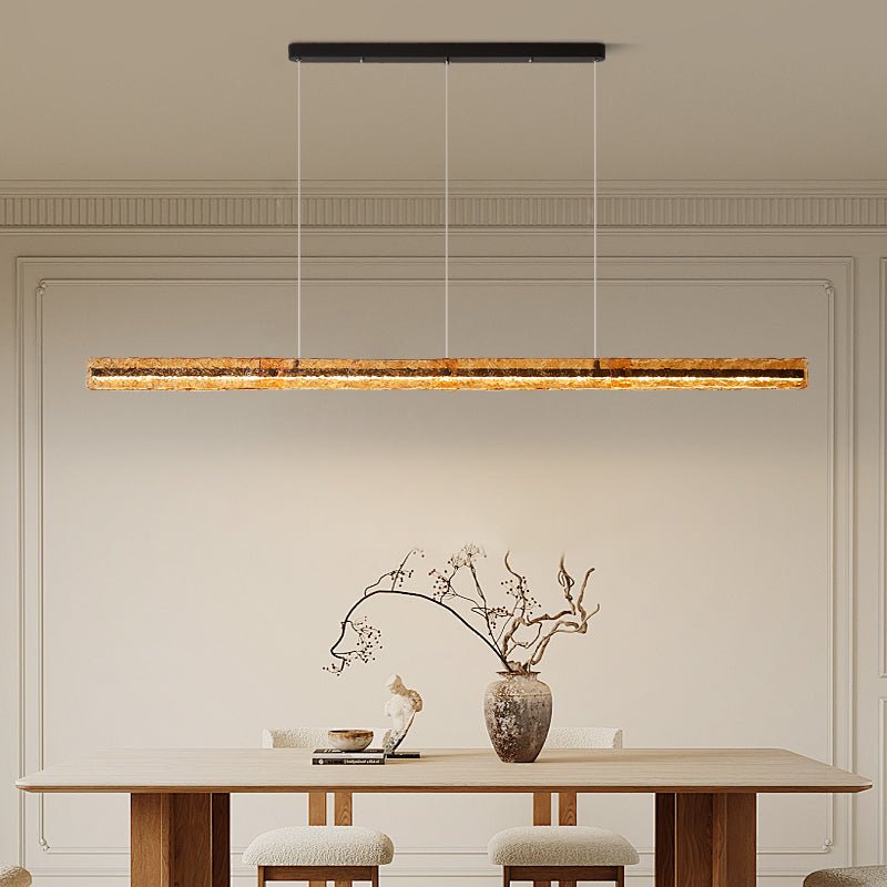 Avnorira lampada a sospensione lineare minimalista moderna in vetro