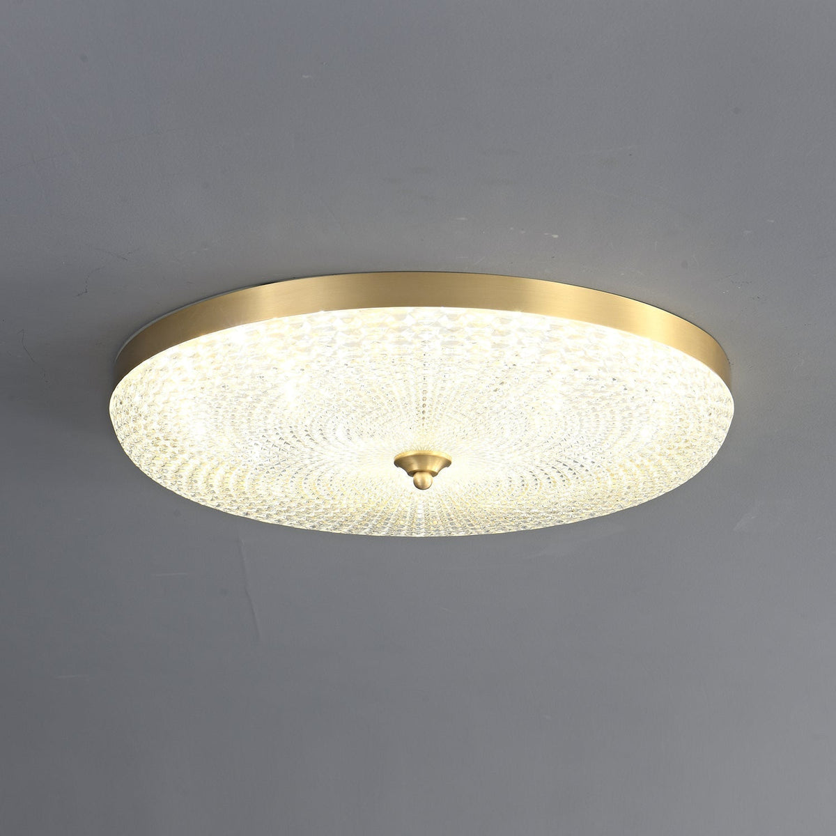 Orlena lampada da soffitto moderna minimalista in ottone e acrilico