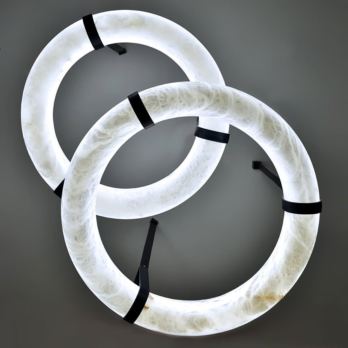 Lixor lampadario alabastro Cinghia in Pelle Versione a