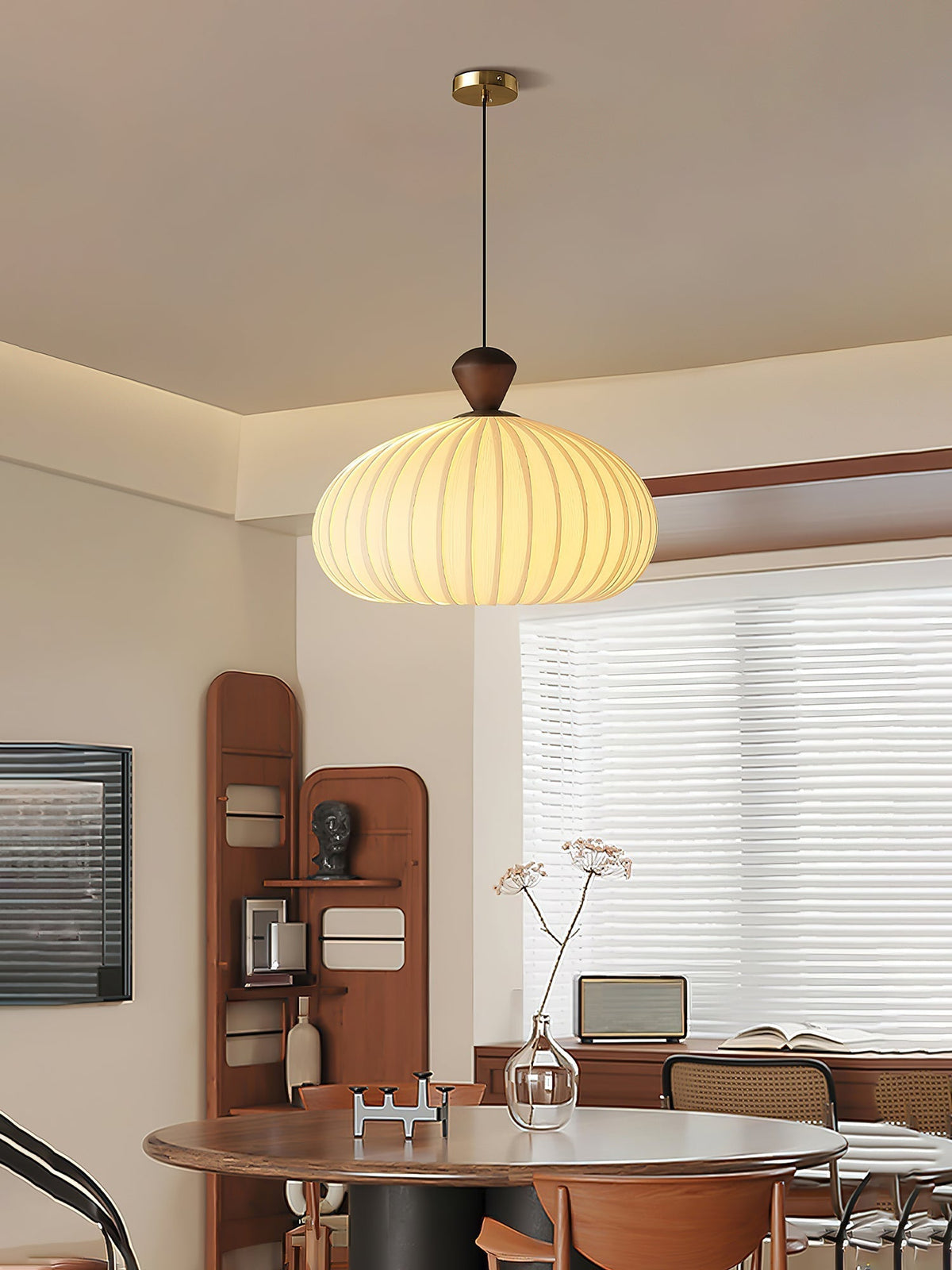 Evaryn lampada a sospensione Pleated