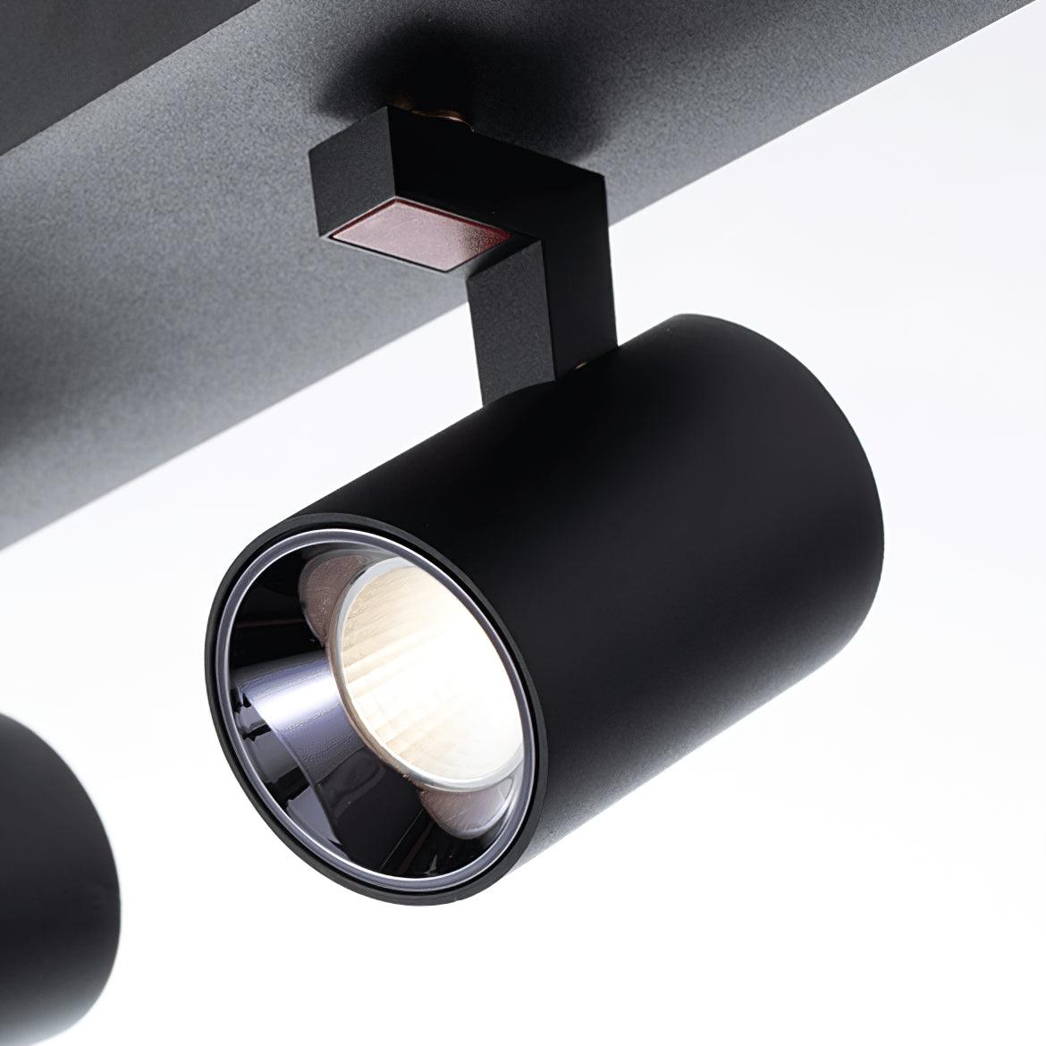 Falis plafoniera POG Double Linear con Spot Regolabili