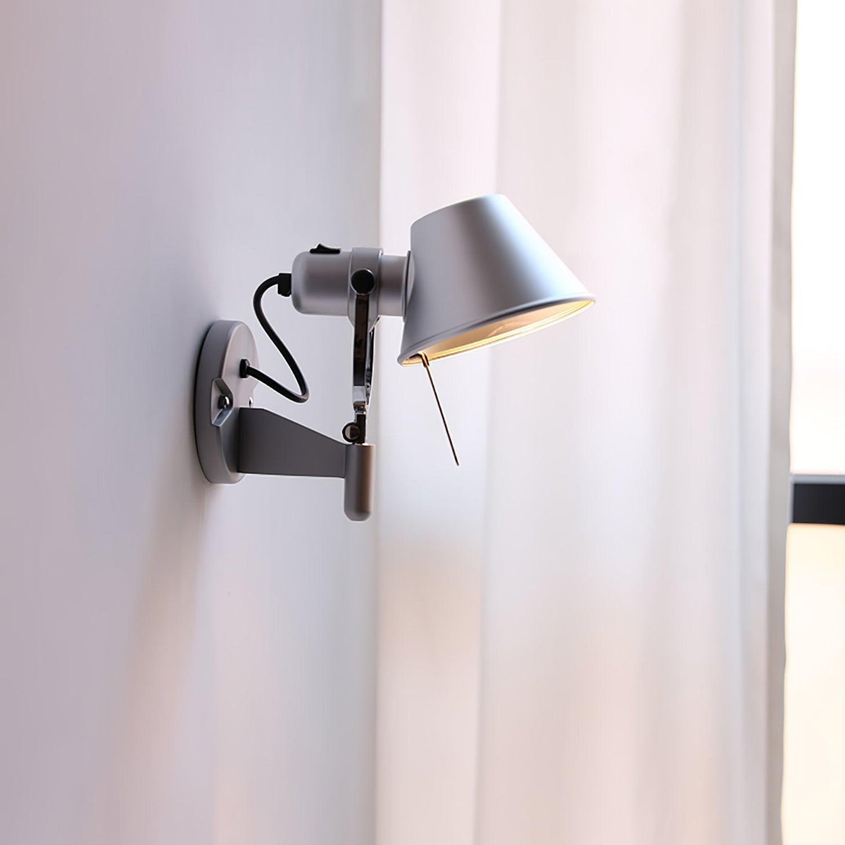 Nyliraris lampada da parete vintage industriale unica
